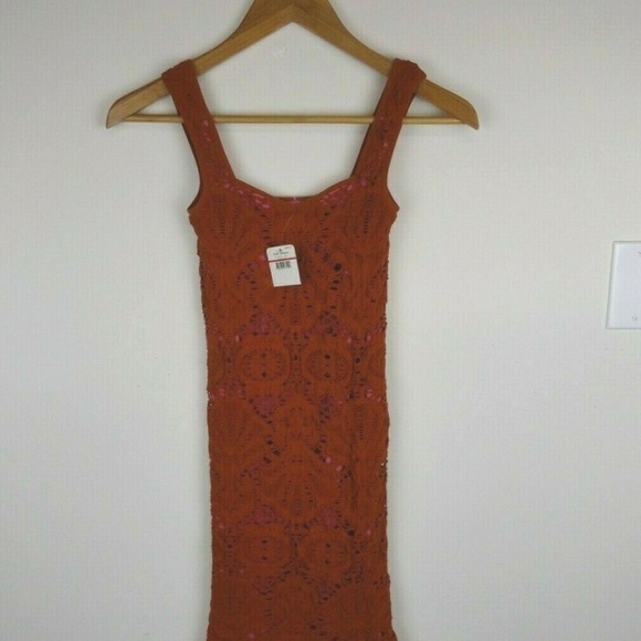 Intimately Free People Dress Body Con Crochet XS - Picture 1 of 7